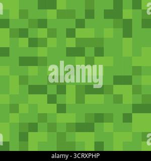 Seamless Minecraft dirt block pixel texture. Square 8bit pattern in ...