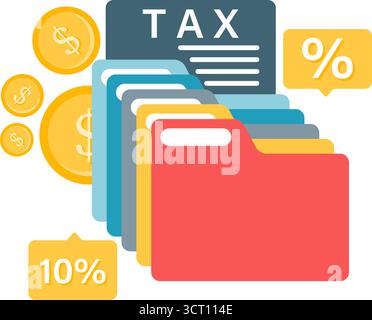 tax preparation Stock Vector
