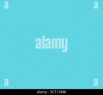 Geometric shapes background. Cyan color on matching background. Plain hexagon frames. Regular hexagon shapes. Seamless pattern. Stock Vector