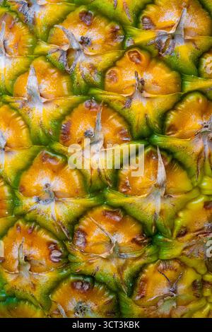 A pineapple skin texture material Stock Photo