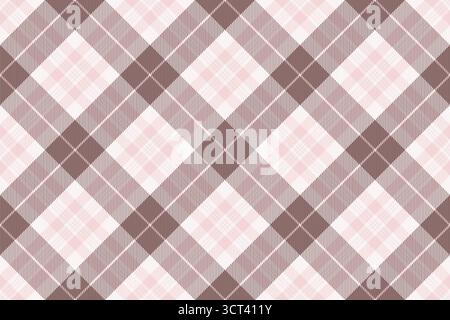 Majestic pattern tartan texture, back to school seamless vector textile. Hipster check background fabric plaid in pastel and light colors palette. Stock Vector