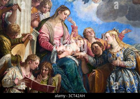 Paolo Veronese (Paolo Caliari) - The Mystic Marriage of St. Catherine ...