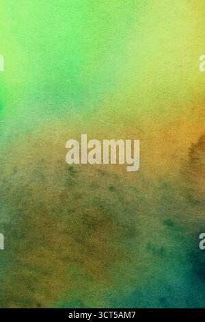 Background with mixed watercolor colors - vertical format Stock Photo