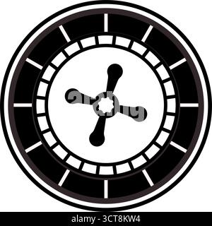 roulette - vector icon Stock Vector
