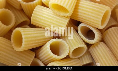 Chef making traditional italian homemade pasta and pecorino Stock Photo