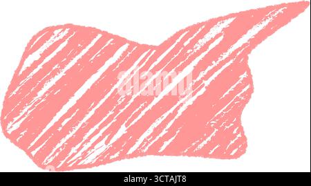 Fluid Crayon Squiggle Speech Bubble Sketch Stock Vector