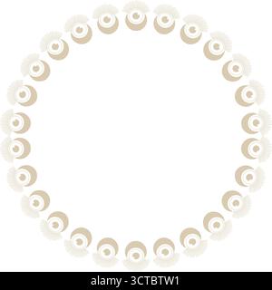 Witchcraft frame. Vector celestial prediction eye template for your text. Eye of Providence Stock Vector