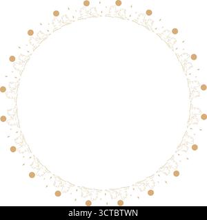 Mountains moon frame. Nature and camping landscape, hiking vector template Stock Vector