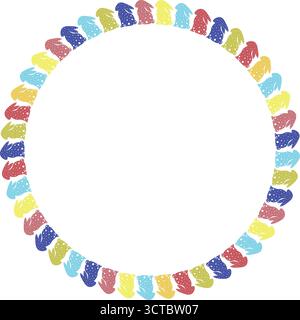 Easter bunny empty template. Easter rabbit in an empty frame. Spring Easter bunny rabbit silhouettes Stock Vector
