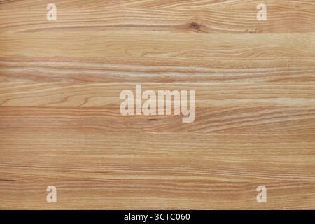 Wood texture with natural pattern. Texture of  new oak wooden cutting board. Stock Photo
