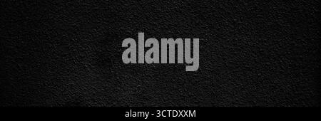 Rough black wall. Abstract dark background Stock Photo