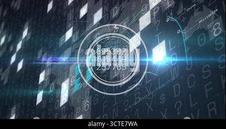 Displaying pixelated map HUD over blurred subway platform, showing line ...