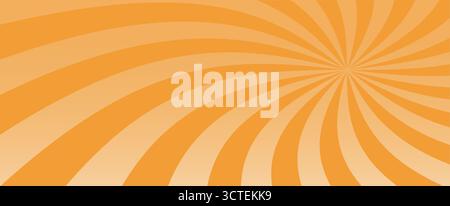 Swirl Groovy Starburst Set. Gradient Abstract retro vintage background pattern with radial rays. Rotating spiral stripes. Vector illustration. Simple Stock Vector