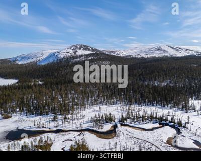 Fells in Finnish Lapland Stock Photo
