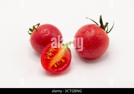 Fresh Cherry Tomatoes Fruit and Vegetable Photography Images Stock Photo
