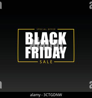 Creative Illustration Design Strategies for Black Friday Stock Vector