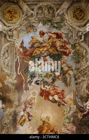 Pietro da Cortona - Allegory of Divine Providence and Barberini Power ...