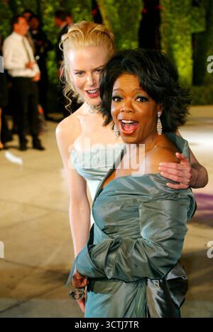Nicole Kidman arriving to the Vanity Fair Oscar Party 2026 held at ...