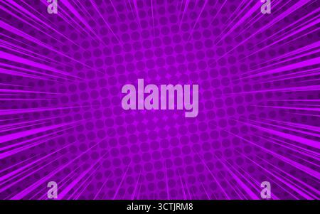Radial speed lines for comic books. Explosion background.Vector illustration. Stock Vector