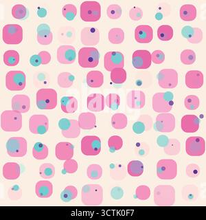 Colorful abstract dot pattern brochure background - vector stationery ...
