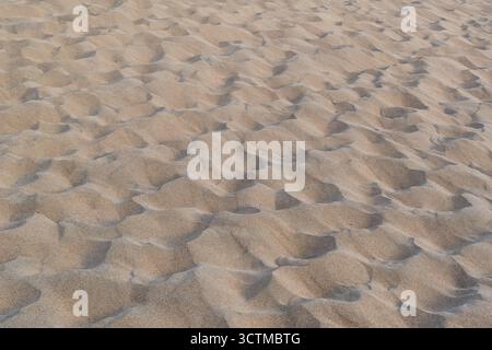Intricate sand ripples in Mesquite Flat Dunes reflecting subtle desert movement and quiet surface patterns. Stock Photo