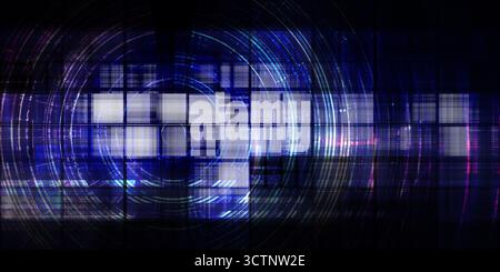Big Data Analytics Complex Data Processing Program Stock Photo