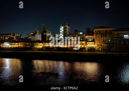 Kamo River, Kyoto, Japan Stock Photo