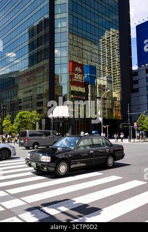 Ginza, street scene, Tokyo, Japan Stock Photo