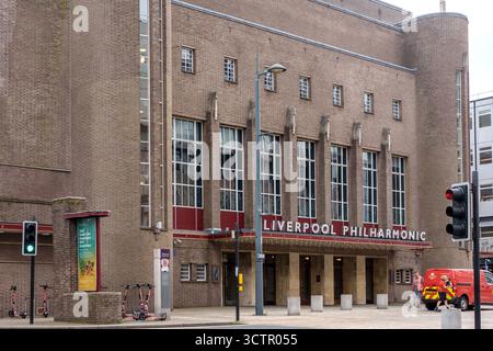 Liverpool Philharmonic Hall, Hope Street, Liverpool, Merseyside, England, United Kingdom. October 2025 Stock Photo