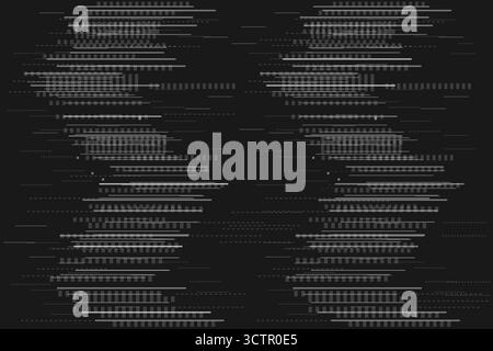 TV static noise texture. Distorted rippled VHS video screen overlay ...