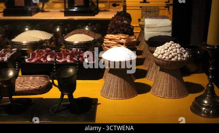 a-photograph-of-a-model-depicting-food-in-the-royal-kitchens-during-the