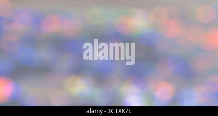 Soft pastel bokeh background with glowing light circles in blue, pink and lilac tones. Ideal for Christmas, New Year and holiday design projects. Stock Photo