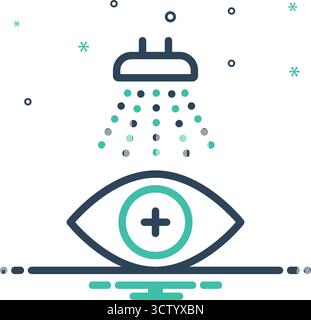 Icon for eye wash station, eye wash Stock Vector Image & Art - Alamy