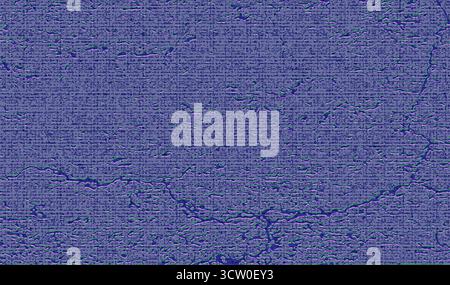 Glitch distortion texture with digital scan lines in purple green and blue. Abstract cyber error effect background for technology design template Stock Vector