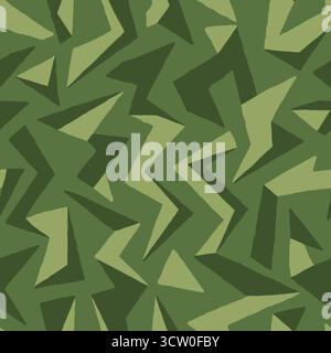 Abstract poly shapes seamless pattern. Vector illustration flat design background. Stock Vector
