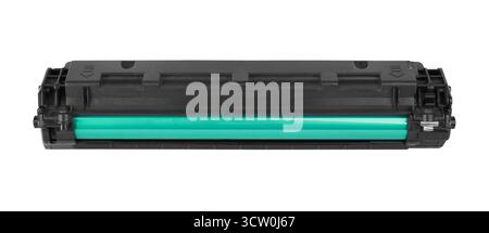 Cartridge for laser printer isolated on white background Stock Photo