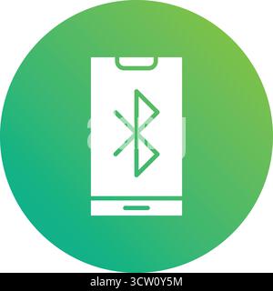 Bluetooth Vector Icon Design Illustration Stock Vector