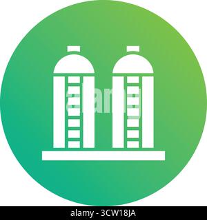 Silo Vector Icon Design Illustration Stock Vector