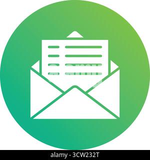 Mailing Vector Icon Design Illustration Stock Vector