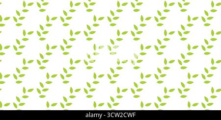 Seamless Botanical and Abstract Brush Pattern Backgrounds Stock Vector
