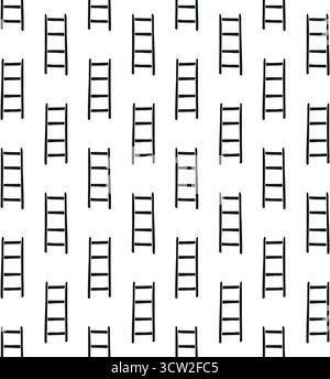 Vector hand drawn sketch doodle stairs Stock Vector
