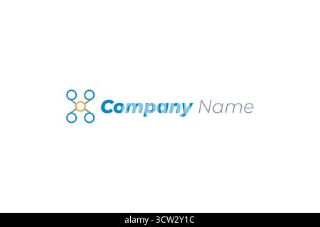 Company Logo Design- E-commerce Logo Design – Clean & Professional Online Store Branding Logo Design Stock Vector