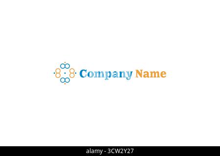Company Logo Design- E-commerce Logo Design – Clean & Professional Online Store Branding Logo Design Stock Vector