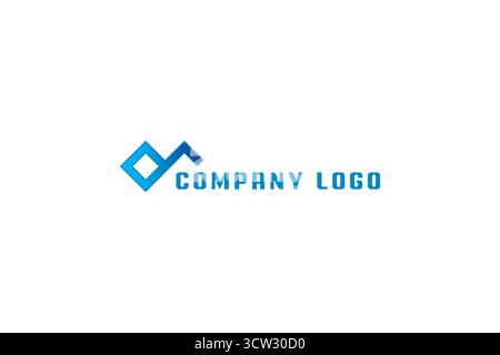 Company Logo Design- E-commerce Logo Design – Clean & Professional Online Store Branding Logo Design Stock Vector