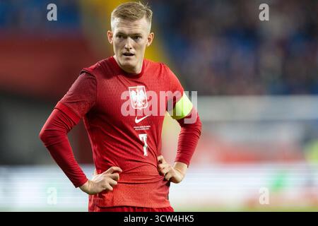 Stadion Slaski, Chorzow, Poland. 9th Oct, 2025. International Football, friendly match, Poland versus New Zealand; Karol Swiderski (POL) Credit: Action Plus Sports/Alamy Live News Stock Photo