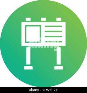 Billboard icon set. Vector illustration Stock Vector Image & Art - Alamy