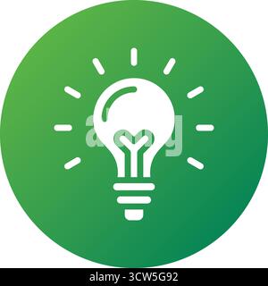 Light bulb Vector Icon Design Illustration Stock Vector