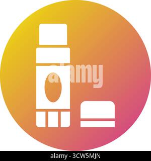 Glue Stick Vector Icon Design Illustration Stock Vector