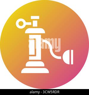 Oxygen Tank Vector Icon Design Illustration Stock Vector