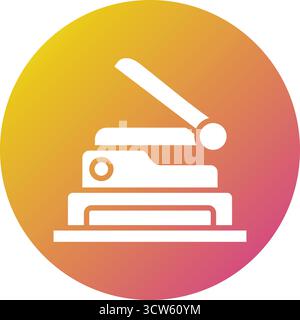 Puncher Vector Icon Design Illustration Stock Vector